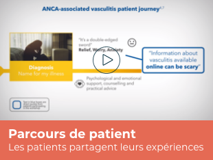 Vidéo de patients atteints de VAA sur la manière dont ils ont vécu le diagnostic et le traitement