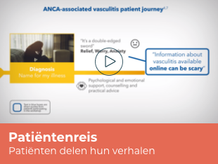 Video van AAV-patiënten die hun ervaringen met de diagnose en behandeling van AAV beschrijven
