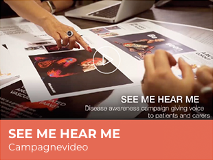 Video van de voorbereiding van de AAV-campagne See Me Hear Me met Vifor Pharma